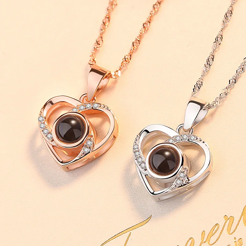 Perfso 925 Sterling Silver Heart Love Heart Projection Hollow out 100 Languages I Love You Memory Necklace
Perfso 925 Sterling Silver Heart Love Heart Projection Hollow out 100 Languages I Love You Memory Necklace