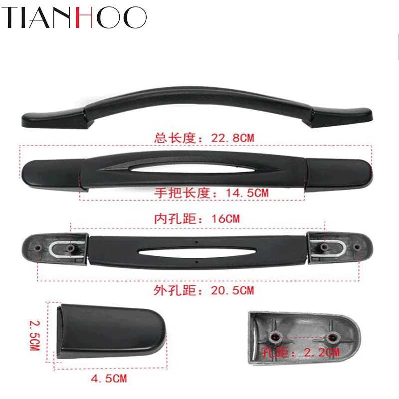 22.8cm Luggage accessories handle zinc alloy metal luggage handle luggage case ABS material handle hardware accessories luggage
22.8cm Luggage accessories handle zinc alloy metal luggage handle luggage case ABS material handle hardware accessories luggage