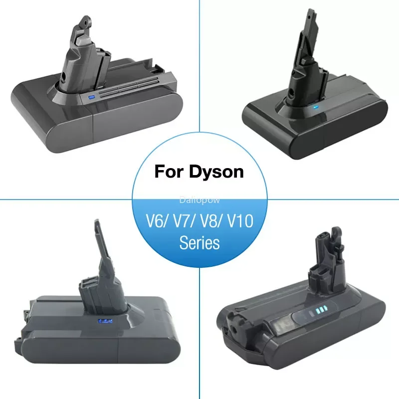Li-ion Vacuum Cleaner Rechargeable Battery for Dyson V6 V7 V8 V10 Series DC59 DC62 SV03 SV05 SV06 SV09 SV12 DC31 DC34 DC35 DC45
Li-ion Vacuum Cleaner Rechargeable Battery for Dyson V6 V7 V8 V10 Series DC59 DC62 SV03 SV05 SV06 SV09 SV12 DC31 DC34 DC35 DC45