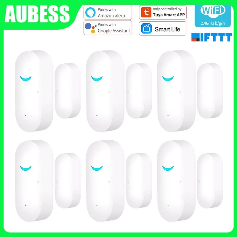 Wifi Wifi Door Sensor Wireless Curtain Open / Closed Detectors Tuya Smart Window Alarm Sensors Automation Smart Home
Wifi Wifi Door Sensor Wireless Curtain Open / Closed Detectors Tuya Smart Window Alarm Sensors Automation Smart Home