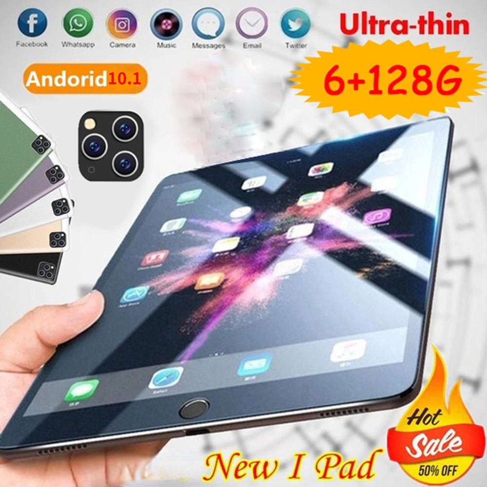 2022 New 10.1 Inch Android 10.0 Tablet Computer 6G Memory 128GB Memory Male Tablet Computer Touch Screen Children Tablet
2022 New 10.1 Inch Android 10.0 Tablet Computer 6G Memory 128GB Memory Male Tablet Computer Touch Screen Children Tablet