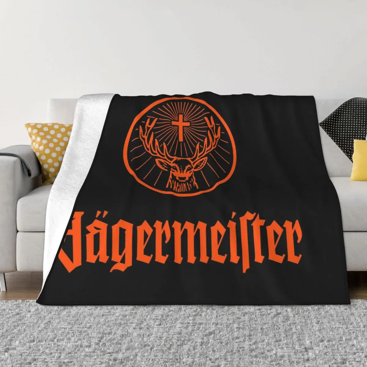 

Немецкое одеяло Jaegermeister, Фланелевое всесезонное портативное мягкое одеяло для постельного белья, уличное плюшевое тонкое одеяло