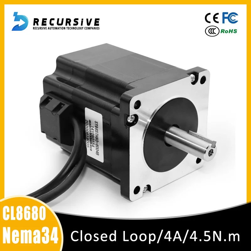 Moteur pas à pas Nema 34 à boucle fermée 4.5N.m 4A, servomoteur à 2 phases avec encodeur, couple élevé pour Machine à graver CN
Moteur pas à pas Nema 34 à boucle fermée 4.5N.m 4A, servomoteur à 2 phases avec encodeur, couple élevé pour Machine à graver CN