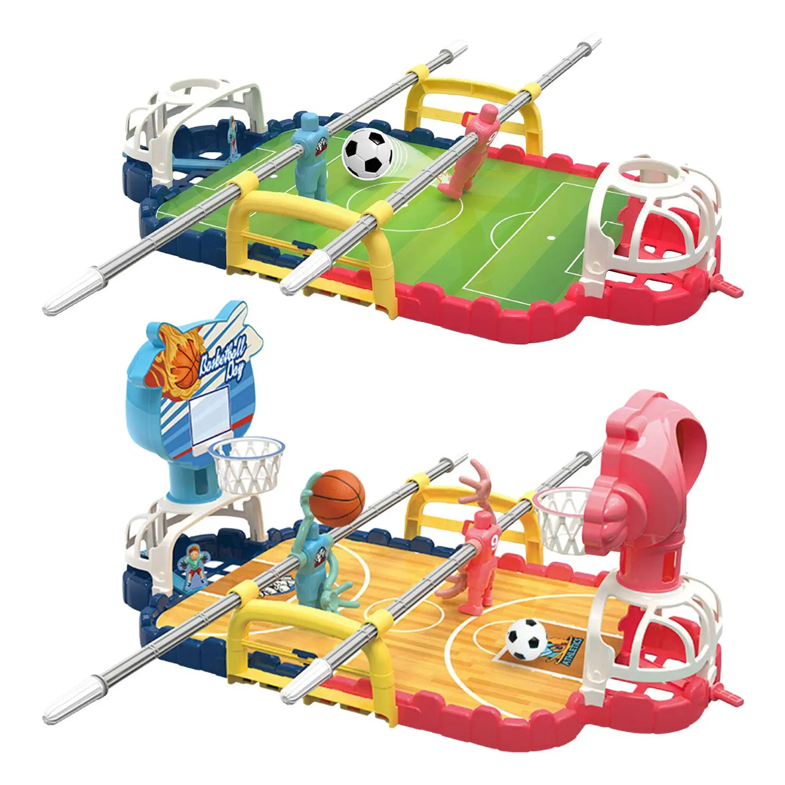 Fun Mini Table Top Basketball Game Parent Child Interaction Toy Easy to Setup Finger Soccer Game for Kids Children 8-12 Age
Fun Mini Table Top Basketball Game Parent Child Interaction Toy Easy to Setup Finger Soccer Game for Kids Children 8-12 Age