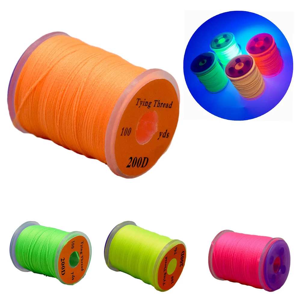 200D Fly Tying Thread Fluorescent Fly Body Tying Material For Fly Fishing Hook Nylon Highlighted Fly Tying Thread Fishing Tackle
200D Fly Tying Thread Fluorescent Fly Body Tying Material For Fly Fishing Hook Nylon Highlighted Fly Tying Thread Fishing Tackle
