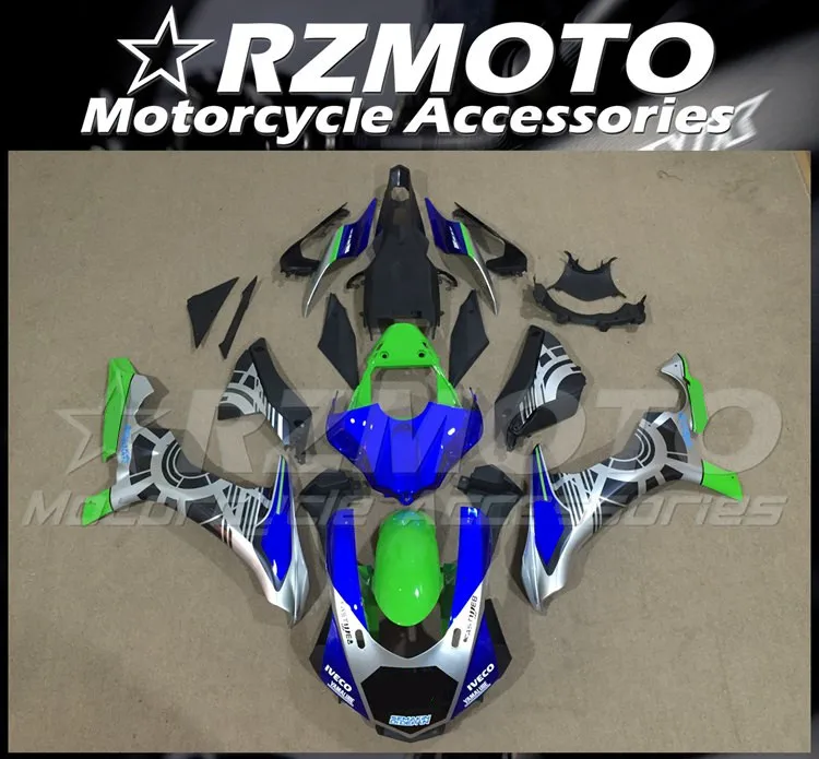 Новый комплект обтекателей для мотоцикла ABS, подходит для YAMAHA YZF - R1 R1m 2015 2016 2017 2018 2019 15 16 17 18 19, комплект кузова синего и зеленого цвета
Новый комплект обтекателей для мотоцикла ABS, подходит для YAMAHA YZF - R1 R1m 2015 2016 2017 2018 2019 15 16 17 18 19, комплект кузова синего и зеленого цвета