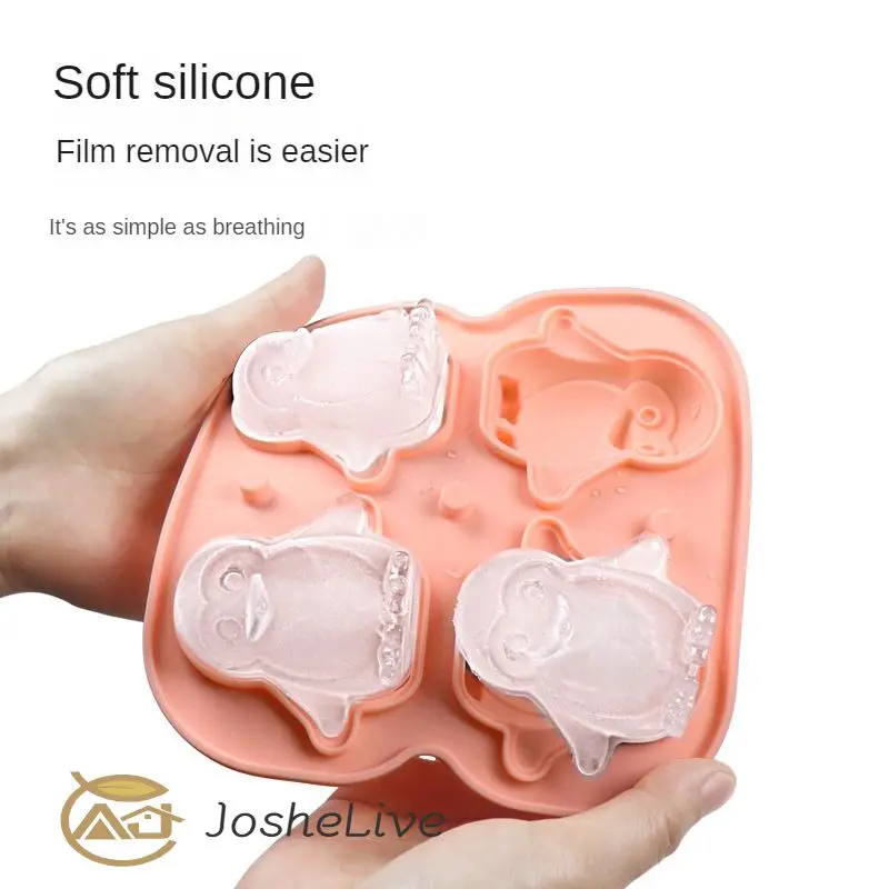 Ice Cream Tray Cartoon Not Easily Deformed Penguin Ice Tray Silicone Four Grid Silicone Ice Tray Kitchenware Ice Tray Mold
Ice Cream Tray Cartoon Not Easily Deformed Penguin Ice Tray Silicone Four Grid Silicone Ice Tray Kitchenware Ice Tray Mold