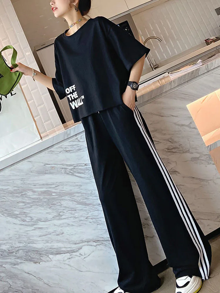 Hoip Jeeky Spring Leisure Sports Suits Women 2022 New Long Sleeve Tops + High Waist Wide-Leg Pants Two-Piece Exercise Set Trend
Hoip Jeeky Spring Leisure Sports Suits Women 2022 New Long Sleeve Tops + High Waist Wide-Leg Pants Two-Piece Exercise Set Trend