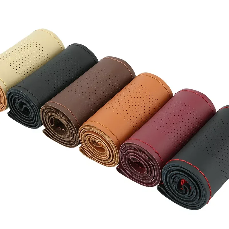 Steering Wheel Covers Braid DIY 38cm Soft Artificial Leather Car Covers Car With Needle And Thread Auto Accessories
Steering Wheel Covers Braid DIY 38cm Soft Artificial Leather Car Covers Car With Needle And Thread Auto Accessories