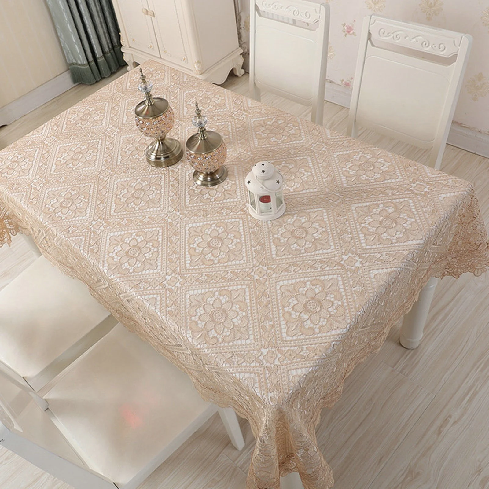 Скатерти из полиэстера, водонепроницаемые чехлы для стола, Цветочный бежевый обеденный стол, украшение журнального столика
Скатерти из полиэстера, водонепроницаемые чехлы для стола, Цветочный бежевый обеденный стол, украшение журнального столика