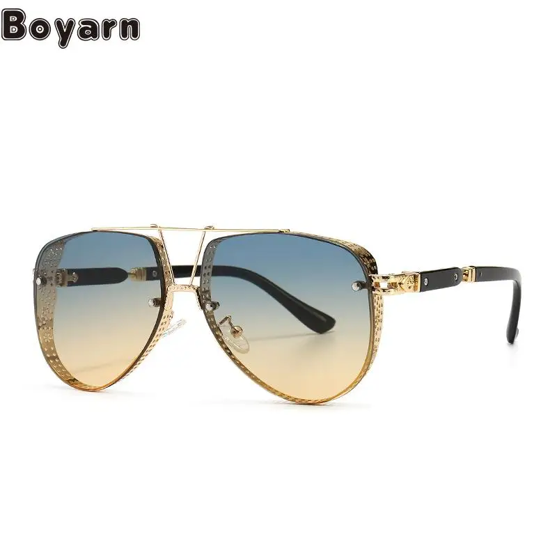 Boyarn Eyewear Oculos New Modern Retro Punk Windproof Sand Sunglasses Ins Wind Street Big Brand Sunglasses
Boyarn Eyewear Oculos New Modern Retro Punk Windproof Sand Sunglasses Ins Wind Street Big Brand Sunglasses