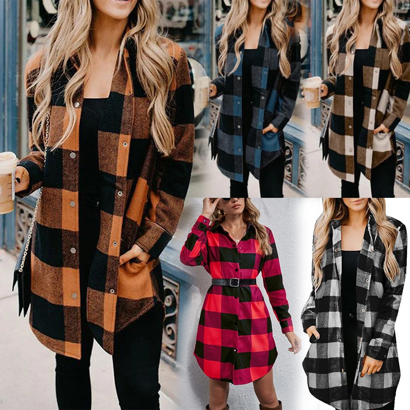 Женский вязаный кардиган оверсайз, Повседневный свитер средней длины в клетку с длинным рукавом и принтом, весна-осень
Женский вязаный кардиган оверсайз, Повседневный свитер средней длины в клетку с длинным рукавом и принтом, весна-осень