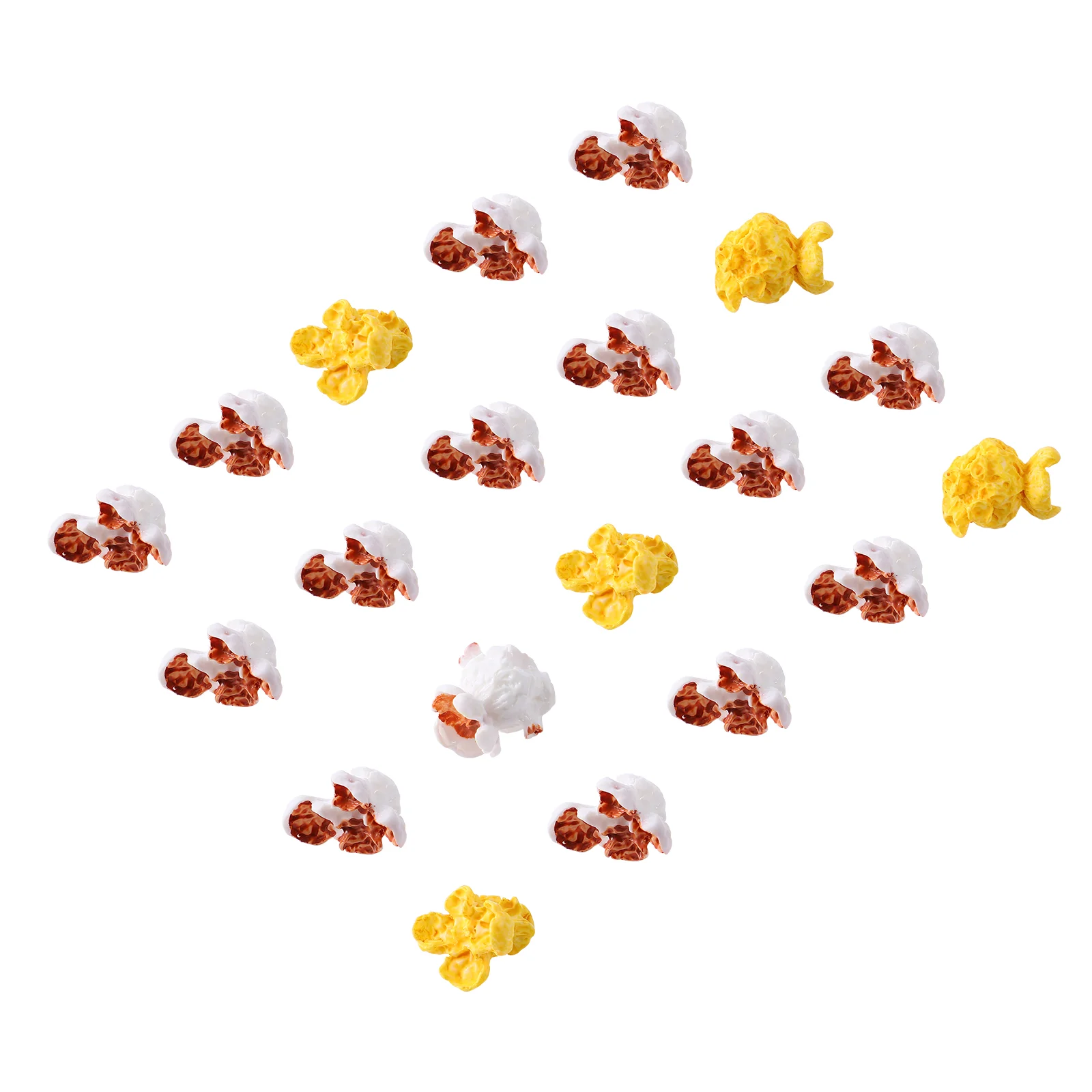 EXCEART 20pcs Artificial Popcorn Decorations Resin Micro Landscape Ornaments Home Decor DIY Earring Accessories
EXCEART 20pcs Artificial Popcorn Decorations Resin Micro Landscape Ornaments Home Decor DIY Earring Accessories