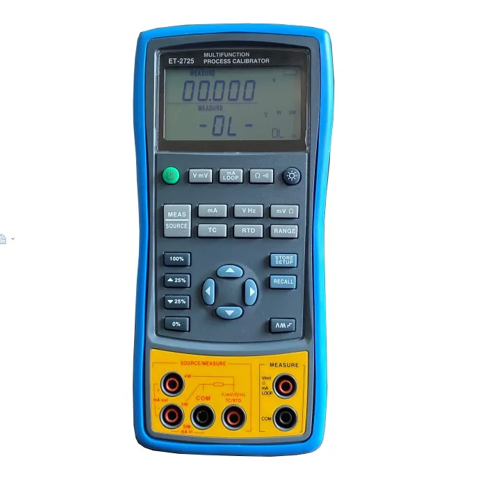

ET2725A portable multifunction process calibrator 0.02% accuracy lab-used East Tester Multifunction Process Calibration