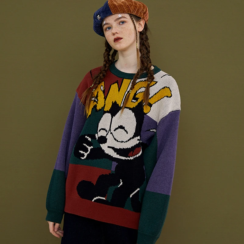 Winter Spring New Women Thick Cotton Sweater Original Niche Design Cartoon Mouse Harajuku Pullover Knit Jumper Tops
Winter Spring New Women Thick Cotton Sweater Original Niche Design Cartoon Mouse Harajuku Pullover Knit Jumper Tops