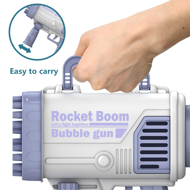Electric Bubble Gun Gatlin Bubble Gun Machine Soap Bubbles for Children Magic Bubble for Bathroom Summer Outdoor Toys
Electric Bubble Gun Gatlin Bubble Gun Machine Soap Bubbles for Children Magic Bubble for Bathroom Summer Outdoor Toys