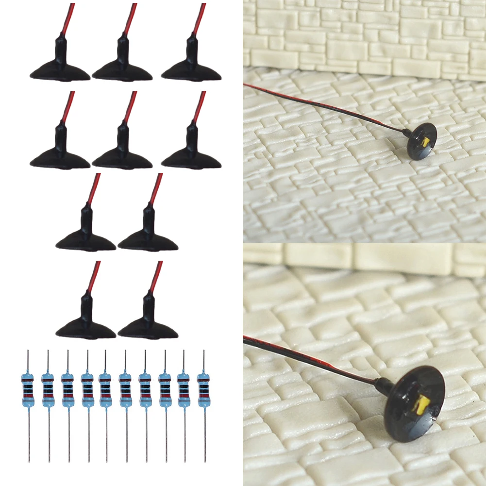 10pc Wall Lamppost Street Light Model Railway Train Lamp Black Led Ceiling Light For OO/HO Scale LED Street Lamp Model Landscape
10pc Wall Lamppost Street Light Model Railway Train Lamp Black Led Ceiling Light For OO/HO Scale LED Street Lamp Model Landscape