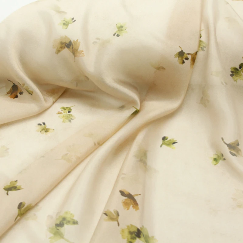 Fabric Wide 50cmx150cm Semi-Transparent Soft Thin Khaki Blooming Floral Printing Silk Linen DIY Han Chinese Clothing Cheongsam
Fabric Wide 50cmx150cm Semi-Transparent Soft Thin Khaki Blooming Floral Printing Silk Linen DIY Han Chinese Clothing Cheongsam