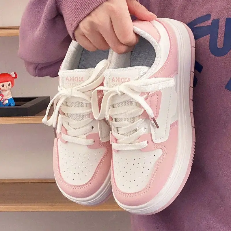 Japanese Casual Pink White Platform Sports Shoes Women's Sneakers Casual Vulcanize Canvas Harajuku Fashion Lolita Flat Basket
Japanese Casual Pink White Platform Sports Shoes Women's Sneakers Casual Vulcanize Canvas Harajuku Fashion Lolita Flat Basket