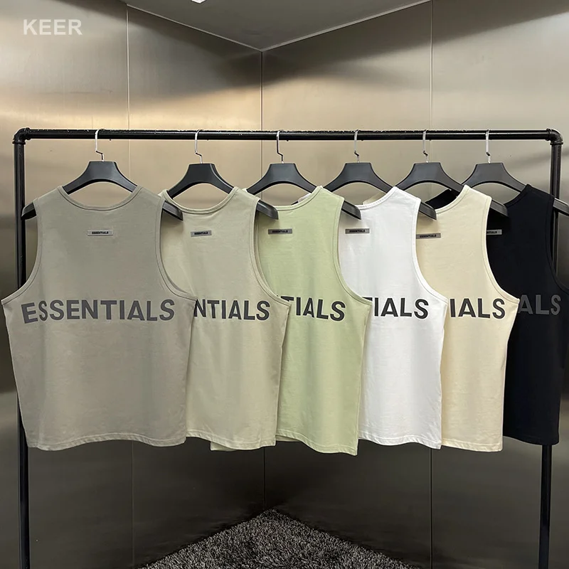 Essentials Oversize Men's Sleeveless T-shirt 100% Cotton Reflective Back Printed Letters Hip Hop Men Sleeveless Shirt
Essentials Oversize Men's Sleeveless T-shirt 100% Cotton Reflective Back Printed Letters Hip Hop Men Sleeveless Shirt