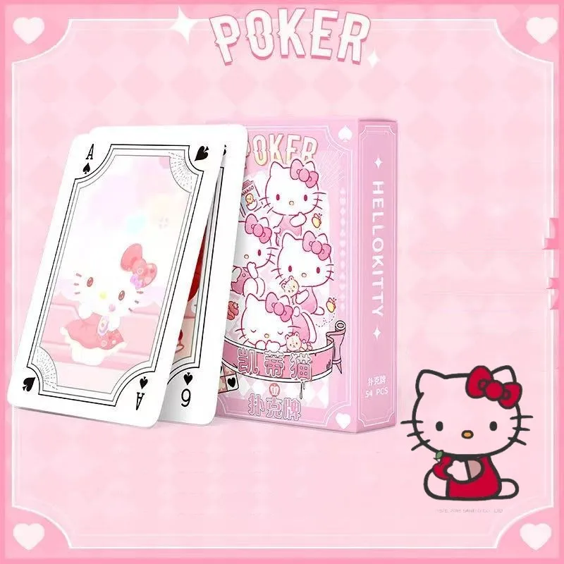 Аниме Hellokitty, игральные карты для всей семьи, веселые, повседневные, сборные, веселые, игральные карты, кавайная игрушка, детский подарок
Аниме Hellokitty, игральные карты для всей семьи, веселые, повседневные, сборные, веселые, игральные карты, кавайная игрушка, детский подарок