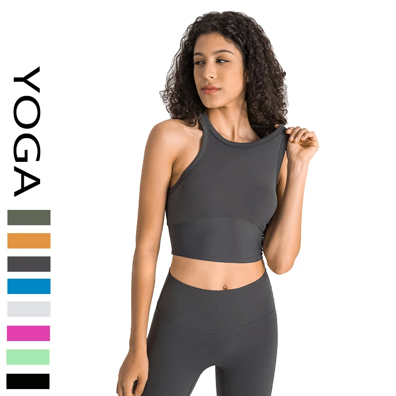 With Logo Women's Athletic Wear Push Up Yoga Training Running Vest Shockproof Strapped Sport Bra Gym Tops High Impact Sports Bra
With Logo Women's Athletic Wear Push Up Yoga Training Running Vest Shockproof Strapped Sport Bra Gym Tops High Impact Sports Bra