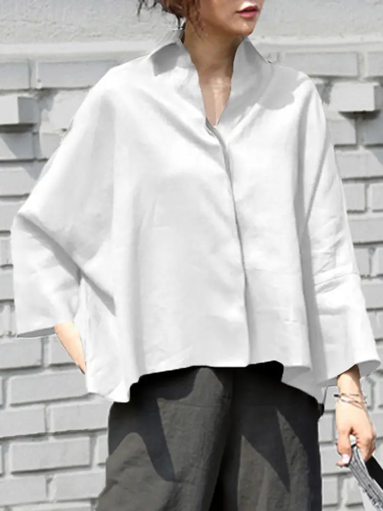 Elegant Party Blouse VONDA 2023 Fashion Women Shirts Spring Long Sleeve Tunic Tops Casual Solid Color Loose Blusas Femininas
Elegant Party Blouse VONDA 2023 Fashion Women Shirts Spring Long Sleeve Tunic Tops Casual Solid Color Loose Blusas Femininas