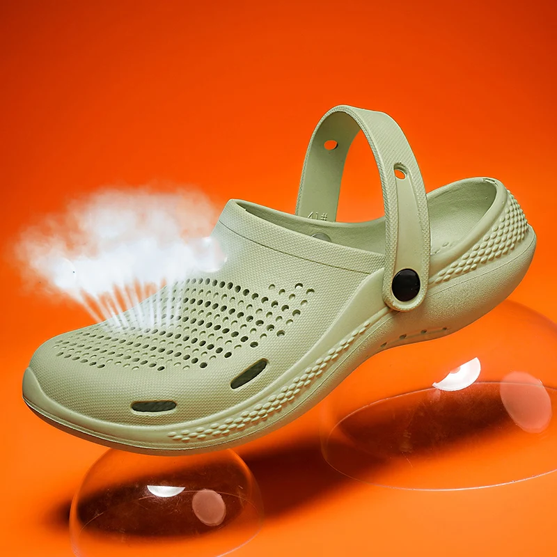 Men Garden Clogs Women Beach Sandals Unisex Beach Clogs Man EVA Injection Shoes Big Size Light Weight Breathable House Slippers
Men Garden Clogs Women Beach Sandals Unisex Beach Clogs Man EVA Injection Shoes Big Size Light Weight Breathable House Slippers