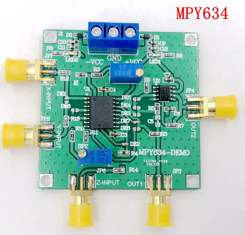 

MPY634 квадрантный аналоговый усилитель, рабочий модуль усилителя, смешивание частоты, удвоение, частотно-модуляция, Демодуляция