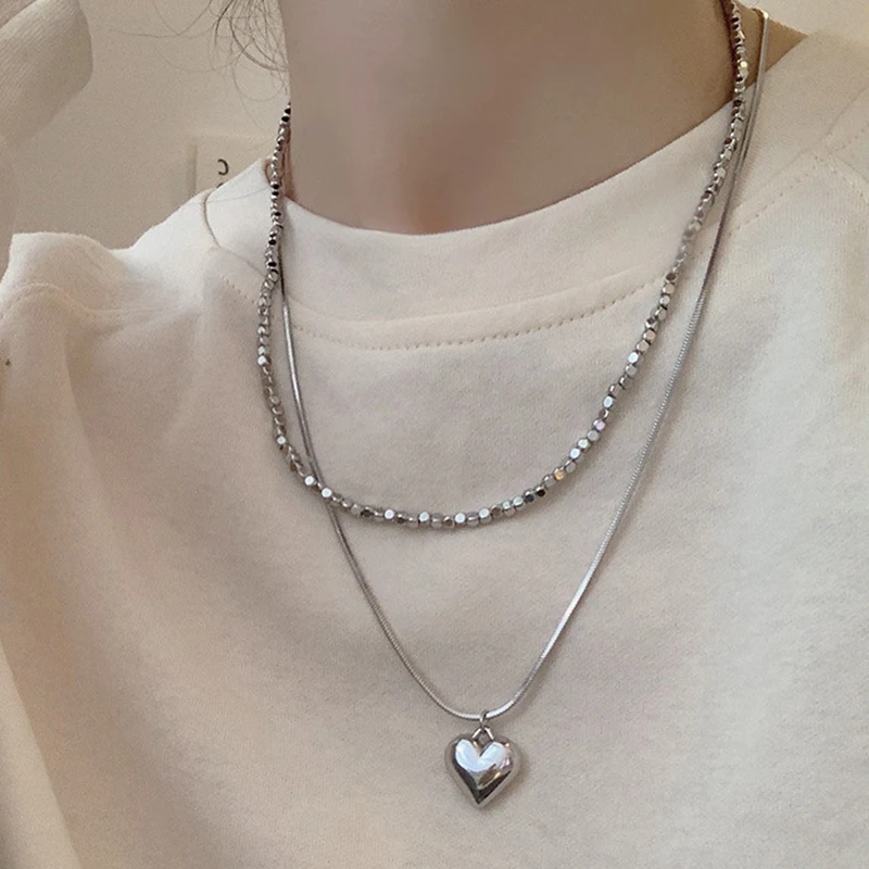 Punk Heart Pendant Choker Necklace for Women Summer Jewelry Clavicle Chain Geometric Circle Metal Pearl Trendy Party Travel Gift
Punk Heart Pendant Choker Necklace for Women Summer Jewelry Clavicle Chain Geometric Circle Metal Pearl Trendy Party Travel Gift