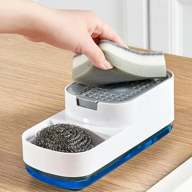 Dish Soap Dispenser Press Type Soap Box Kitchen Sponge Brush Storage Box Dishes Automatic Liquid Soap Dispenser Dispenser Box
Dish Soap Dispenser Press Type Soap Box Kitchen Sponge Brush Storage Box Dishes Automatic Liquid Soap Dispenser Dispenser Box