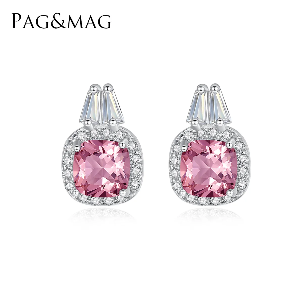 Luxury S925 Sterling Silver Stud Earrings for Women 2022 Morganite Stud Earrings Pink Faux Crystal Diamond Gemstone Studs
Luxury S925 Sterling Silver Stud Earrings for Women 2022 Morganite Stud Earrings Pink Faux Crystal Diamond Gemstone Studs