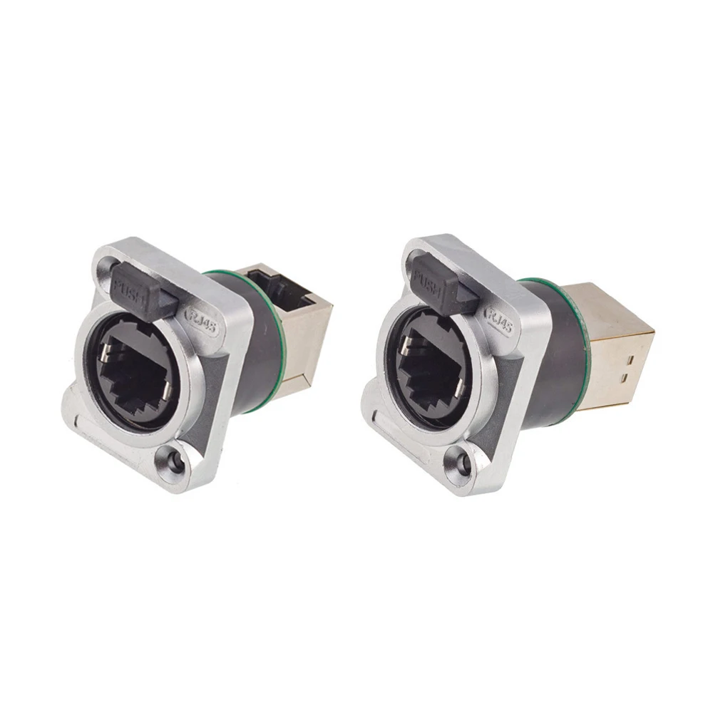 1PCS RJ45 Shield Network Connector IP67 Female Panel Mount Sockets RJ45 Ethernet Connector Normal/Right Angle RJ45 Connector
1PCS RJ45 Shield Network Connector IP67 Female Panel Mount Sockets RJ45 Ethernet Connector Normal/Right Angle RJ45 Connector