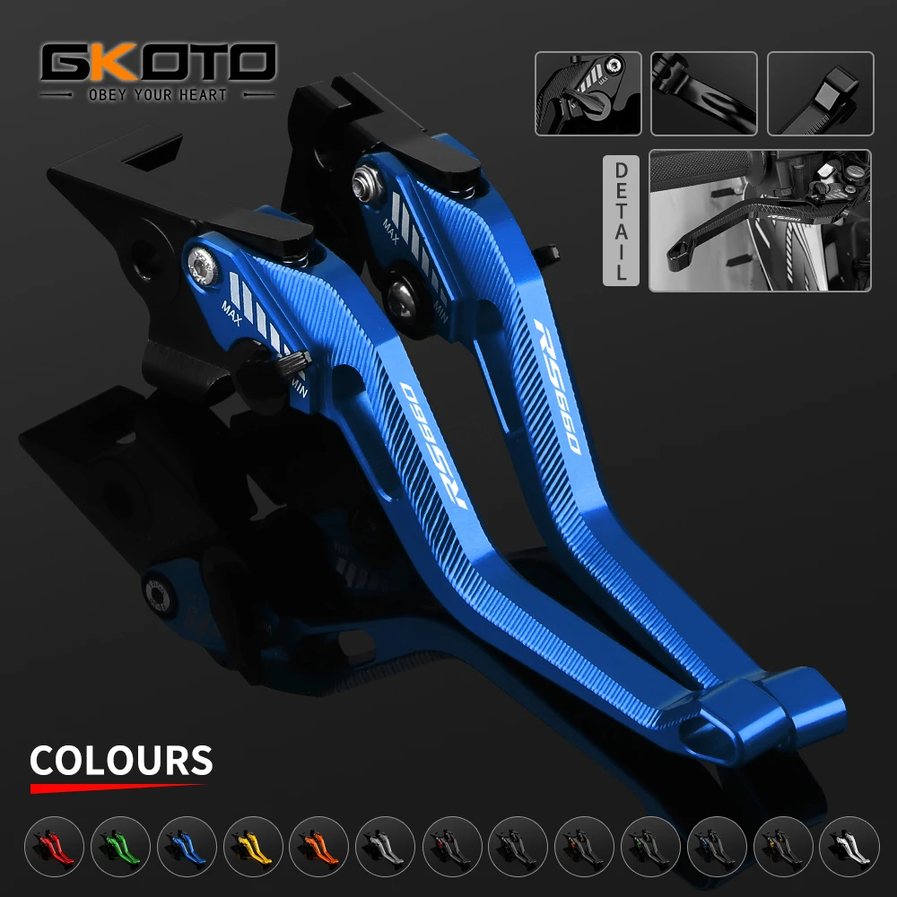 With RS660 LOGO Motorcycle CNC Aluminum Adjustable Brakes Clutch Levers For Aprilia RS660 Tuono 660 2020-2021
With RS660 LOGO Motorcycle CNC Aluminum Adjustable Brakes Clutch Levers For Aprilia RS660 Tuono 660 2020-2021