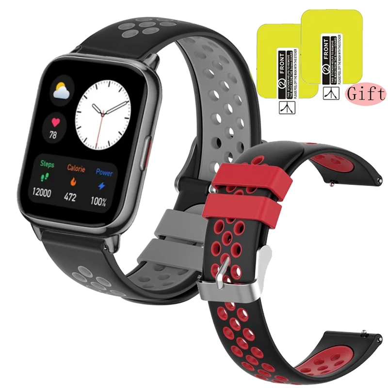 Силиконовый ремешок для часов Amazfit Pop 2 Pop2, спортивный сменный ремешок, Защитная пленка для экрана
Силиконовый ремешок для часов Amazfit Pop 2 Pop2, спортивный сменный ремешок, Защитная пленка для экрана