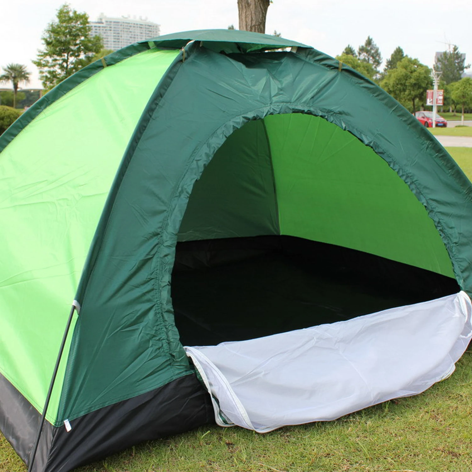 Portable double single-layer lovers outdoor ultra light windproof, rainproof, mosquito proof, UV proof camping solid color tent
Portable double single-layer lovers outdoor ultra light windproof, rainproof, mosquito proof, UV proof camping solid color tent
