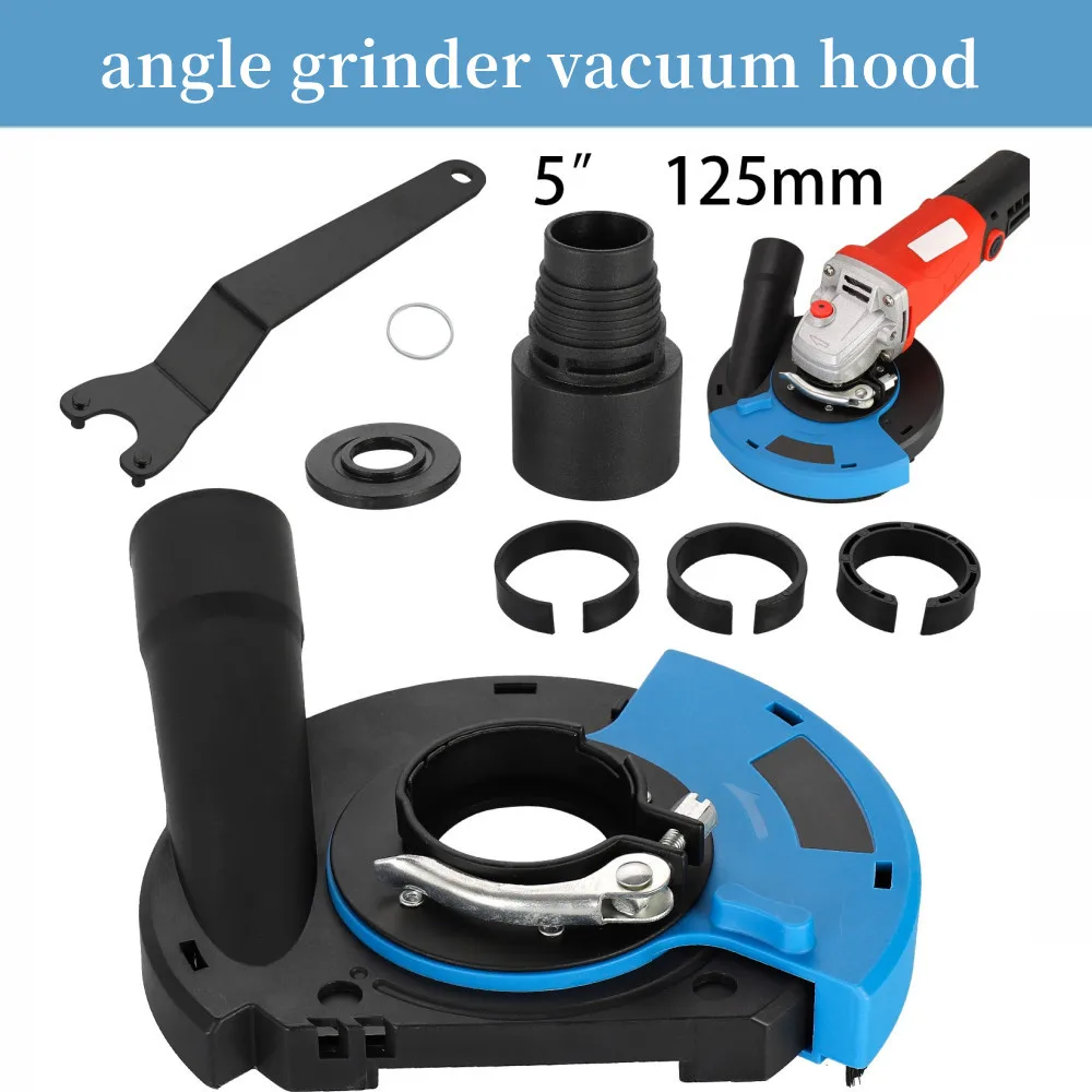 Grinder Dust Blue Black Cover 125mm 5 Inch Dust Shroud Suction Hood For Angle Grinder Concrete Grinder Dirt Removal
Grinder Dust Blue Black Cover 125mm 5 Inch Dust Shroud Suction Hood For Angle Grinder Concrete Grinder Dirt Removal
