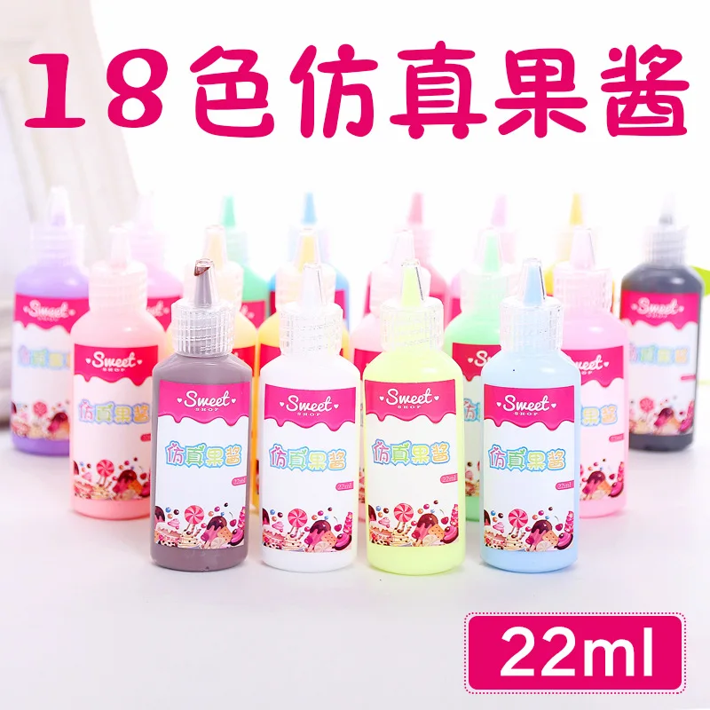 22ml Simulation Jam Cream Glue Mobile Phone Case Handmade DIY Resin Jewelry Accessories Hairpin Hair Accessories
22ml Simulation Jam Cream Glue Mobile Phone Case Handmade DIY Resin Jewelry Accessories Hairpin Hair Accessories