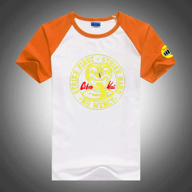 Cobra Kai Printing Fashion 2023 New Man's Summer Cotton Short Sleeves Popular Breathable Round Neck Shoulder Thrust T-Shirt Tops
Cobra Kai Printing Fashion 2023 New Man's Summer Cotton Short Sleeves Popular Breathable Round Neck Shoulder Thrust T-Shirt Tops