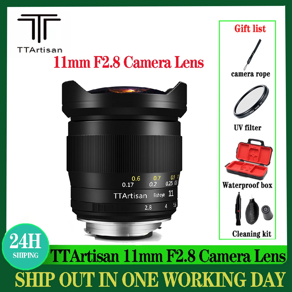 Объектив TTArtisan 11 мм F2.8 для камеры, ручной объектив «рыбий глаз» с полной известностью для Leica M L Mount/Canon RF/NIKON Z, s, аналогичен зеркальному M9 M10 Sony
Объектив TTArtisan 11 мм F2.8 для камеры, ручной объектив «рыбий глаз» с полной известностью для Leica M L Mount/Canon RF/NIKON Z, s, аналогичен зеркальному M9 M10 Sony