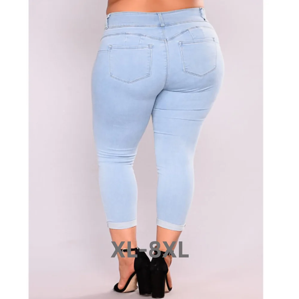 Plus Size Women Jeans High Waisted Denim Trousers Streetwear Pants Zipper Fly Streetwears Wholesale 3xl 4xl 5xl
Plus Size Women Jeans High Waisted Denim Trousers Streetwear Pants Zipper Fly Streetwears Wholesale 3xl 4xl 5xl