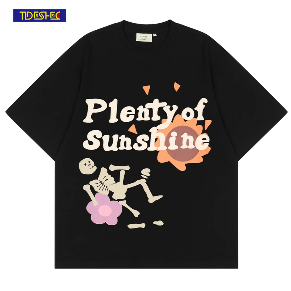 TIDESHEC Harajuku Tshirt Streetwear Creative Letter Skull Print T Shirt 2022 Summer Cotton Short Sleeve Hip Hop T Shirt Top Tee
TIDESHEC Harajuku Tshirt Streetwear Creative Letter Skull Print T Shirt 2022 Summer Cotton Short Sleeve Hip Hop T Shirt Top Tee
