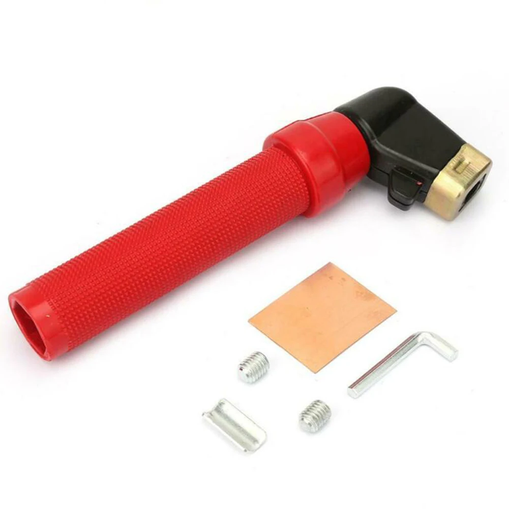 Electrode Holder Robust 400A Welding Electrode Holder for Burning Electrodes within 1 inch and Bending to Any Angle
Electrode Holder Robust 400A Welding Electrode Holder for Burning Electrodes within 1 inch and Bending to Any Angle