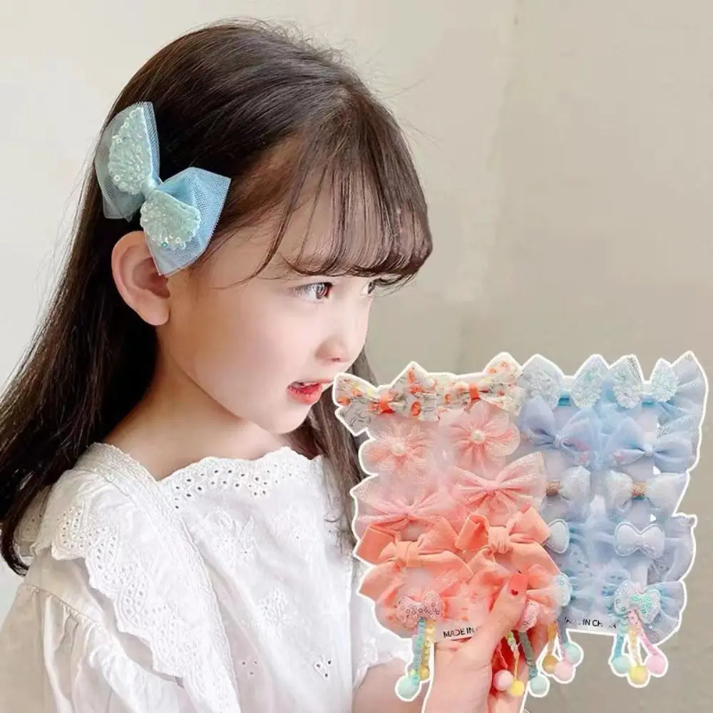 Clip All-match Princess Flower Pearl Korean Style Barrette Girl Hair Accessories Bowknot Hairpin Set Children Hairpin
Clip All-match Princess Flower Pearl Korean Style Barrette Girl Hair Accessories Bowknot Hairpin Set Children Hairpin