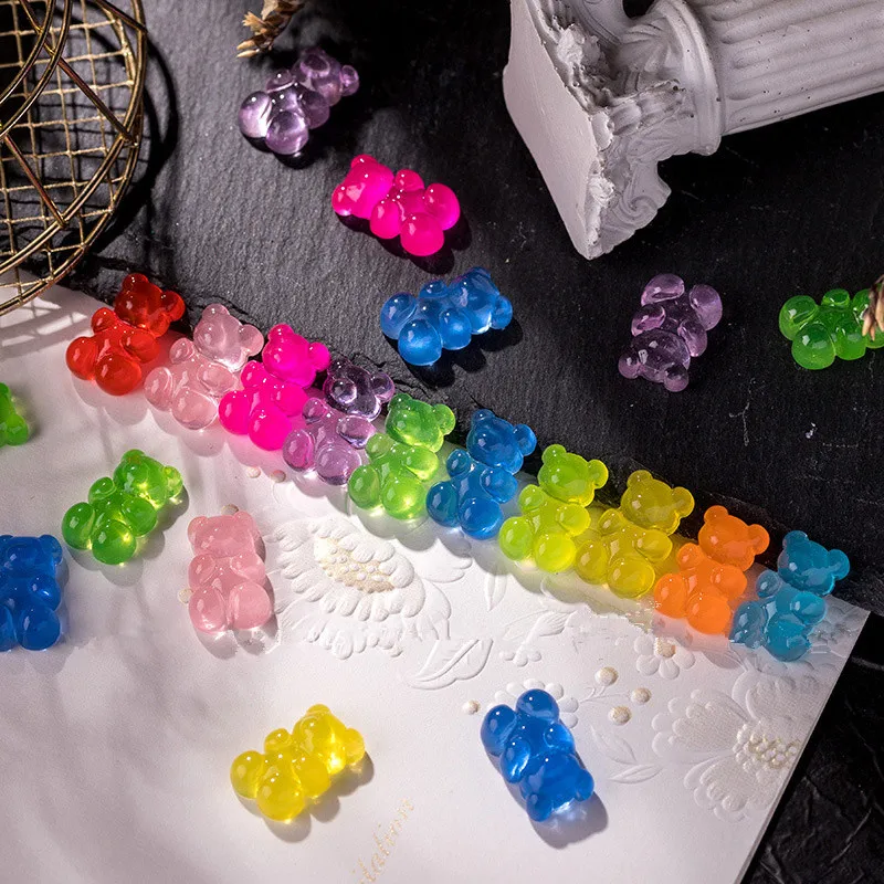 50pcs Kawaii Nail Art Accessory 3D Resin Lollipop Jelly Bear Charms Press On Nails DIY Rhinestone Nail Decorat Supplies For Girl
50pcs Kawaii Nail Art Accessory 3D Resin Lollipop Jelly Bear Charms Press On Nails DIY Rhinestone Nail Decorat Supplies For Girl