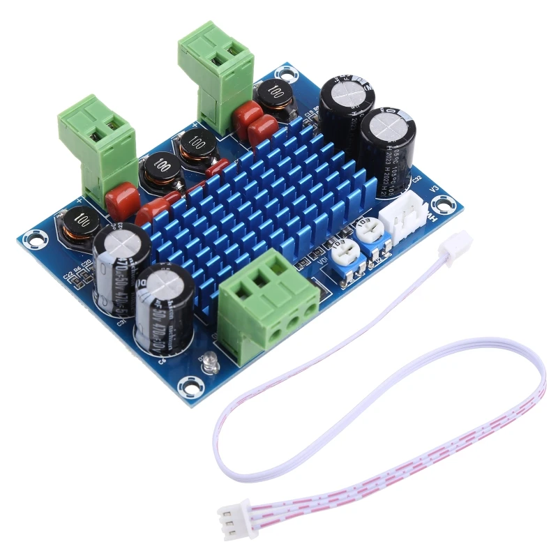 TPA3116D2 плата цифрового усилителя мощности высокой мощности 120 Вт Φ шасси выделенный Вход 5 в 28 в 24 В выход 120 Вт
TPA3116D2 плата цифрового усилителя мощности высокой мощности 120 Вт Φ шасси выделенный Вход 5 в 28 в 24 В выход 120 Вт