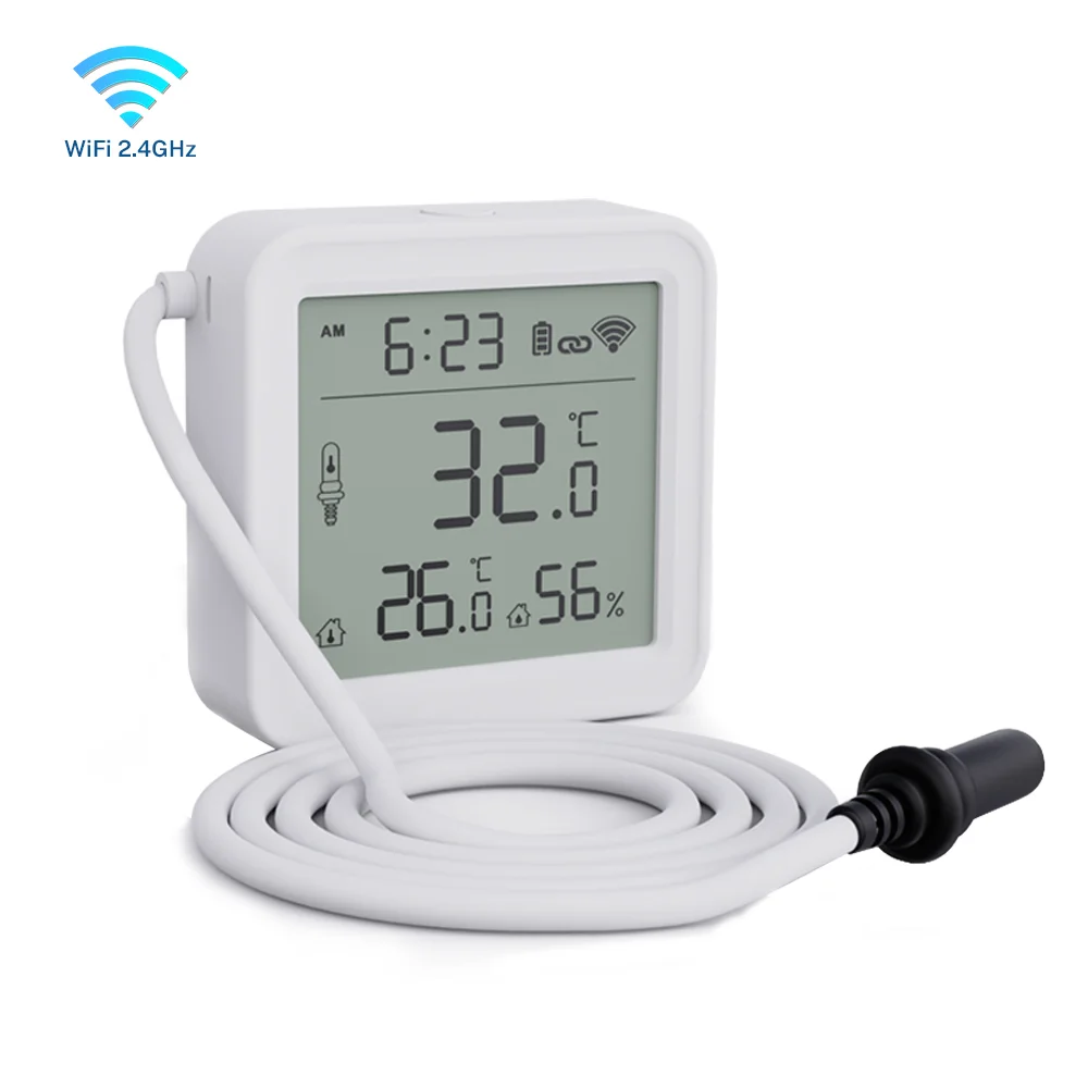 Датчик температуры и влажности Tuya T01/T08
Датчик температуры и влажности Tuya T01/T08