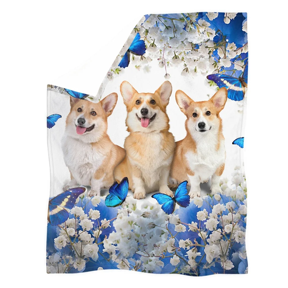 TOADDMOS Cute Corgi Floral Blanket Flannel Throw Blankets Ultra Soft Micro Fleece Blanket Bed Couch Living Room for Kids Adults
TOADDMOS Cute Corgi Floral Blanket Flannel Throw Blankets Ultra Soft Micro Fleece Blanket Bed Couch Living Room for Kids Adults