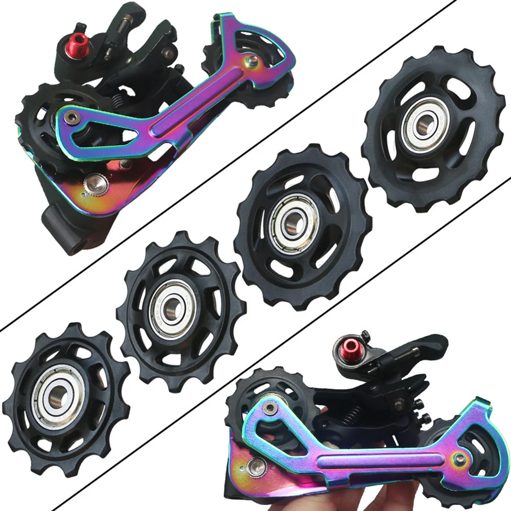 11T12T3T14T Bearing Bicycle Rear Guide Wheel Bicycle Rear Derailleur Pulley Road Bike Guide Roller Idler Part Accessory
11T12T3T14T Bearing Bicycle Rear Guide Wheel Bicycle Rear Derailleur Pulley Road Bike Guide Roller Idler Part Accessory