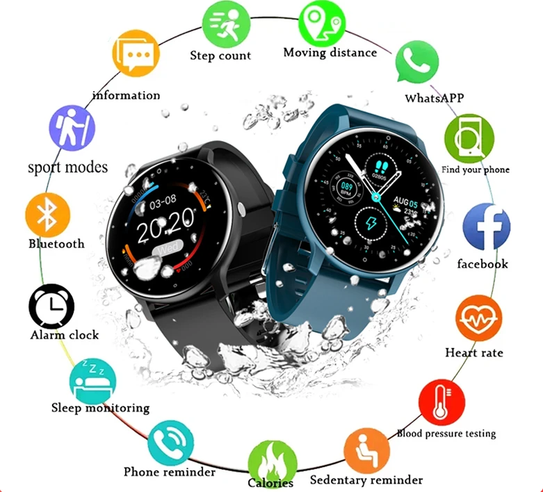 For Apple Huawei Xiaomi 2 Piece Sports Fitness Smart Watch Sleep Heart Rate Monitoring Waterproof Watch Smart Watch Women
For Apple Huawei Xiaomi 2 Piece Sports Fitness Smart Watch Sleep Heart Rate Monitoring Waterproof Watch Smart Watch Women